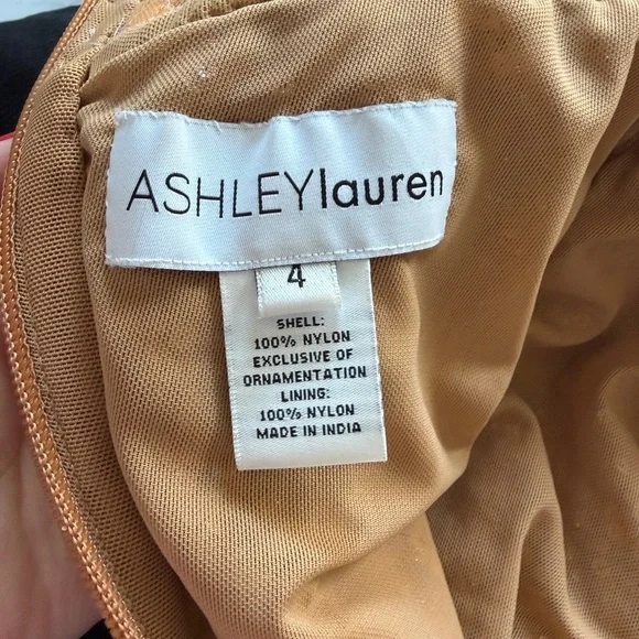 Sherri Hill Gold Sequin Prom Dress - Picture 5 of 6